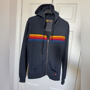 Aviator Nation Large zip hoodie with small imperfection easily repaired.